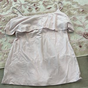 Ruffled Susana Monaco spaghetti strap